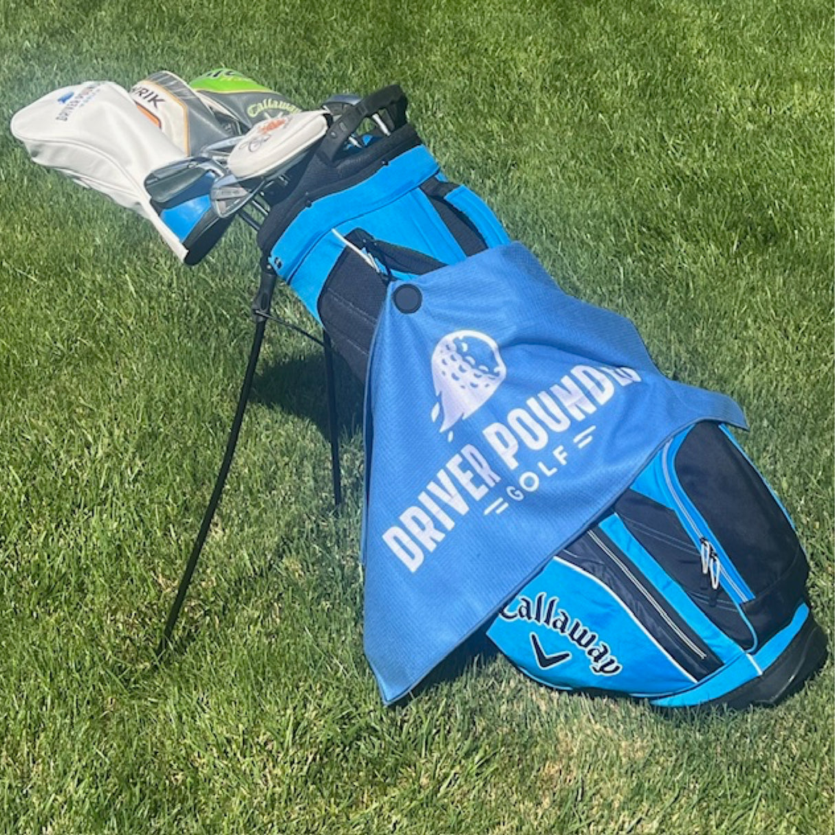 Driver Pounded® Golf Microfiber Magnetic Towel