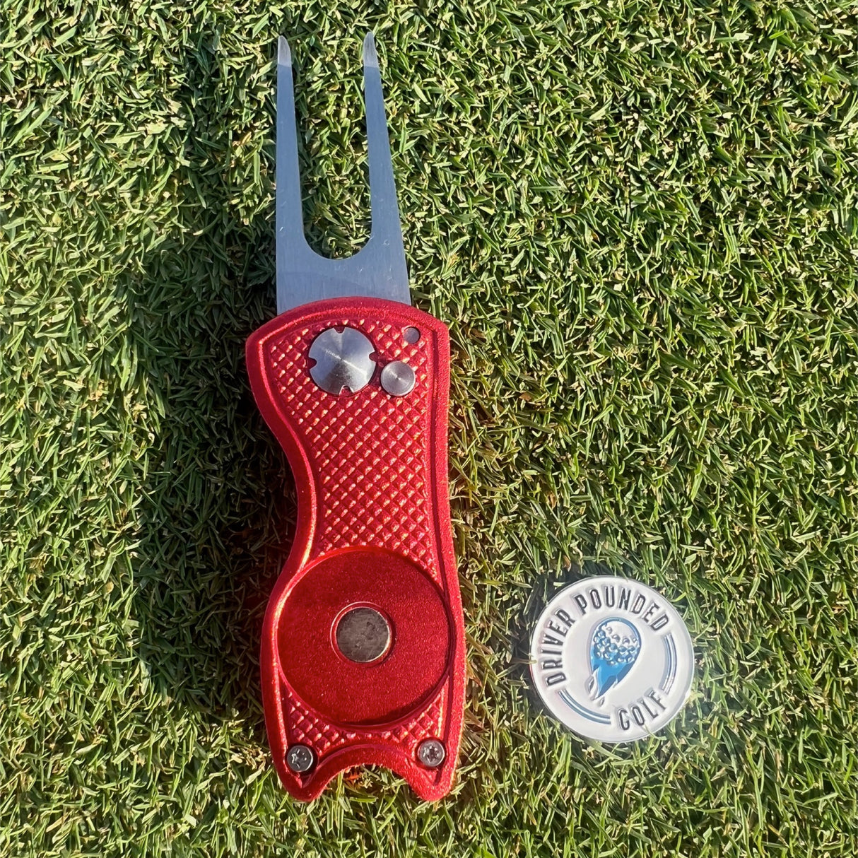 Driver Pounded® Golf 2 in 1 Divot Tool